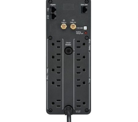 Անխափան սնուցման աղբյուր APC Back-UPS Pro, 1500VA/865W, Tower, 120V, 10x NEMA 5-15R outlets, AVR, USB Type A + C ports, LCD, User Replaceable Battery - Image 2